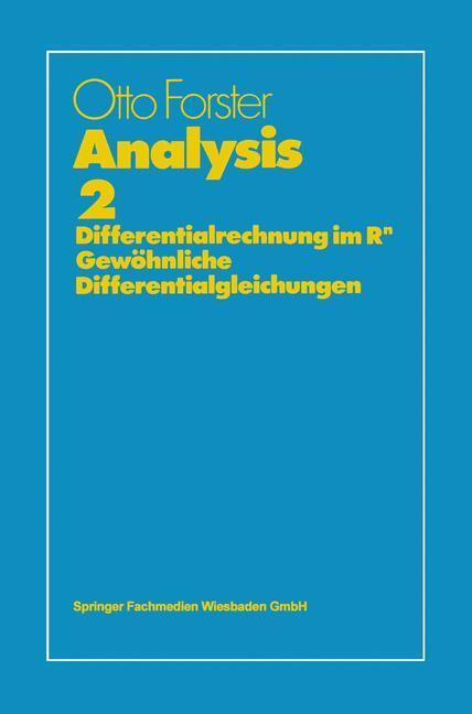 Cover: 9783528272319 | Analysis 2 | Otto Forster | Taschenbuch | Paperback | iv | Deutsch