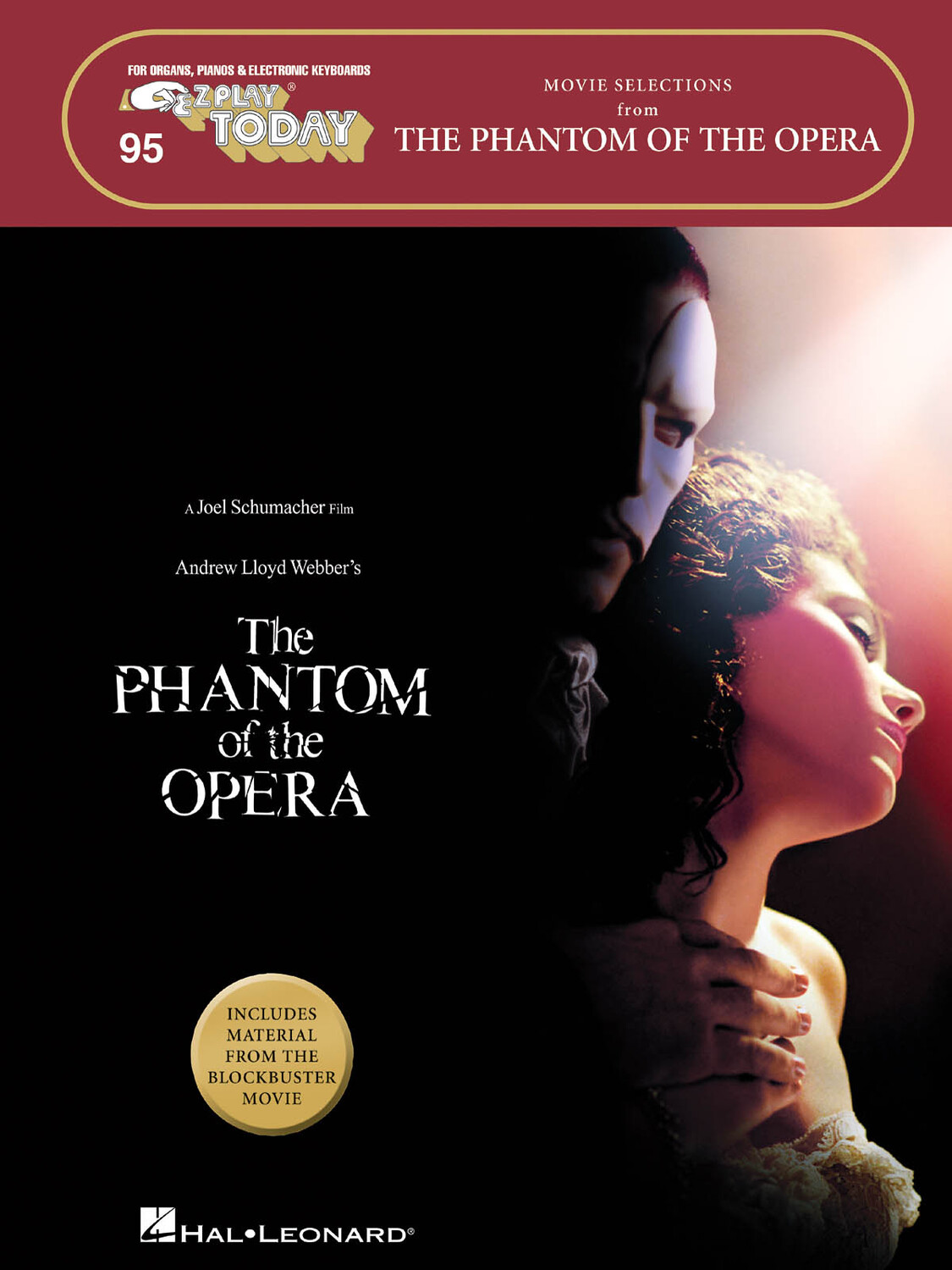 Cover: 73999943122 | The Phantom of the Opera - Movie Selections | E-Z Play Today Volume 95