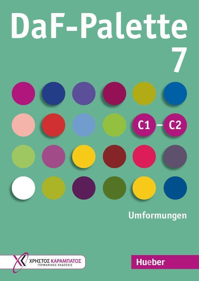 Cover: 9783192716843 | DaF-Palette 7: Umformungen | Übungsbuch | Petra Kaltsas | Taschenbuch