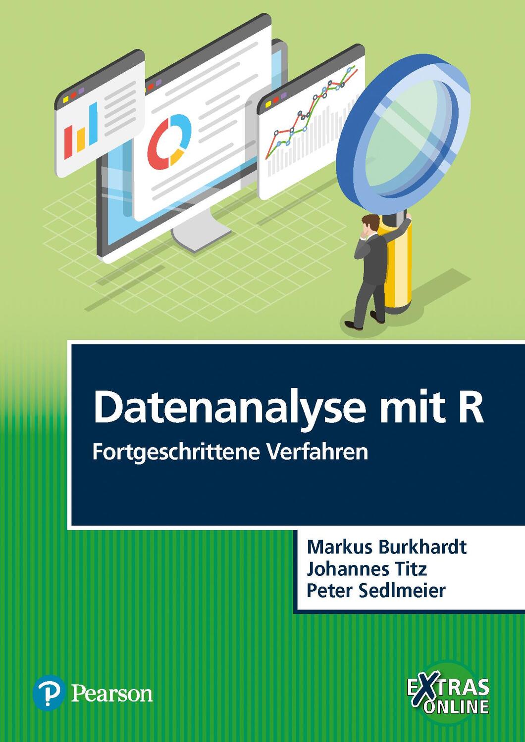 Cover: 9783868944136 | Datenanalyse mit R' Fortgeschrittene Verfahren | Burkhardt (u. a.)