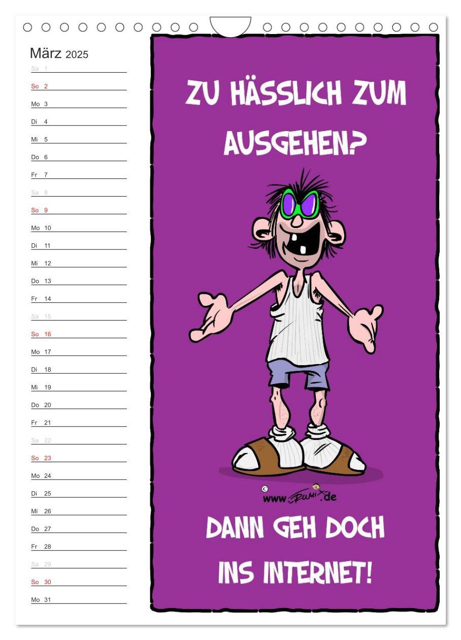 Bild: 9783457045763 | Trumix Cartoons - Autsch, das tut weh! (Wandkalender 2025 DIN A4...