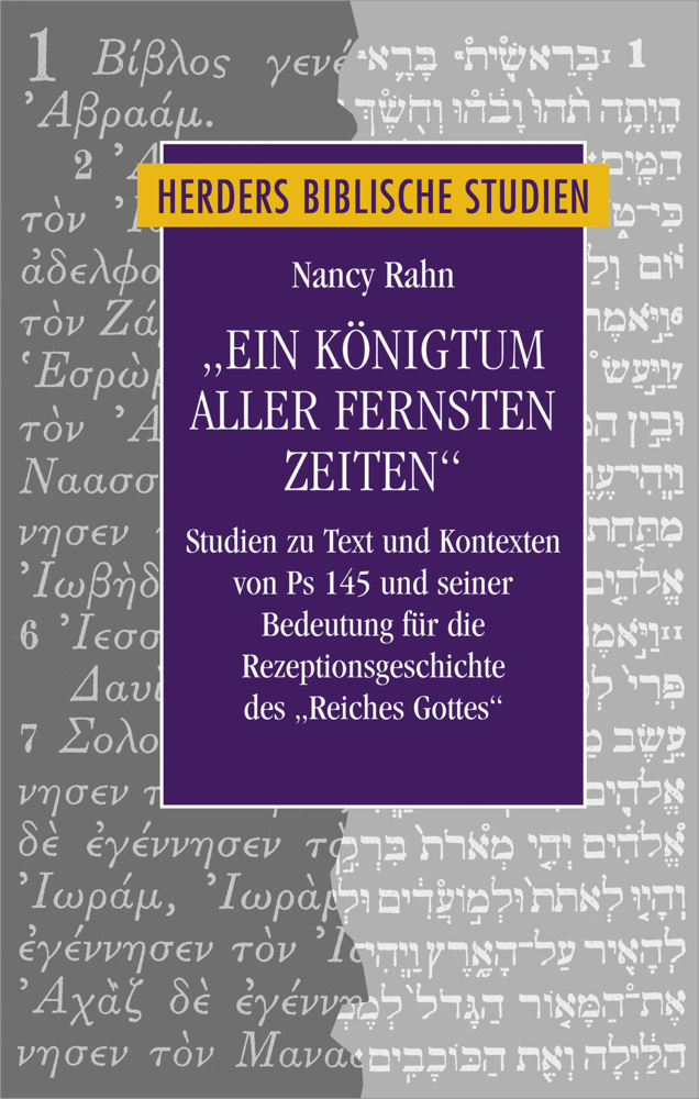 Cover: 9783451377945 | "Ein Königtum aller fernsten Zeiten" | Nancy Rahn | Buch | 320 S.