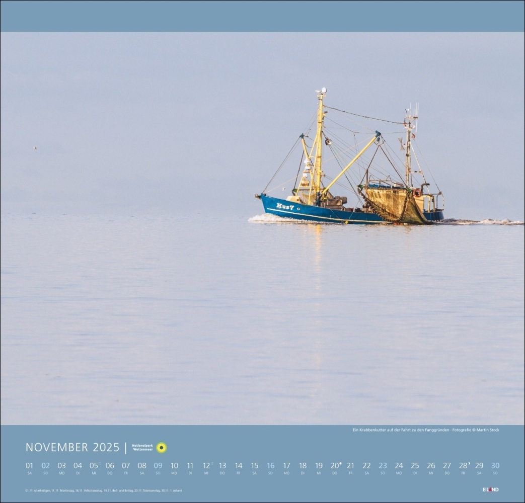 Bild: 9783964023124 | Nationalpark Wattenmeer Edition Kalender 2025 - Martin Stock | Stock