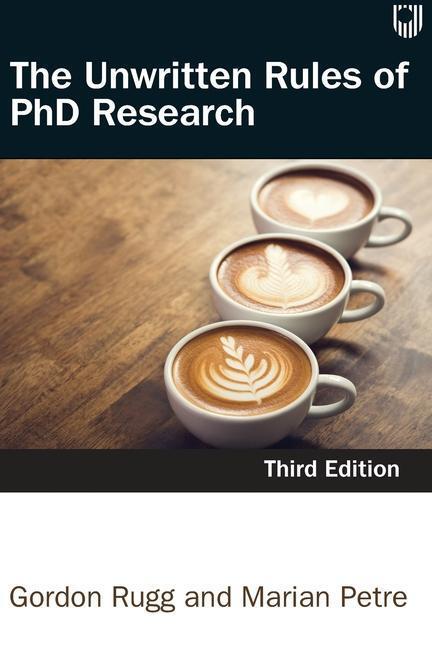 Cover: 9780335262120 | The Unwritten Rules of PhD Research 3e | Marian Petre (u. a.) | Buch