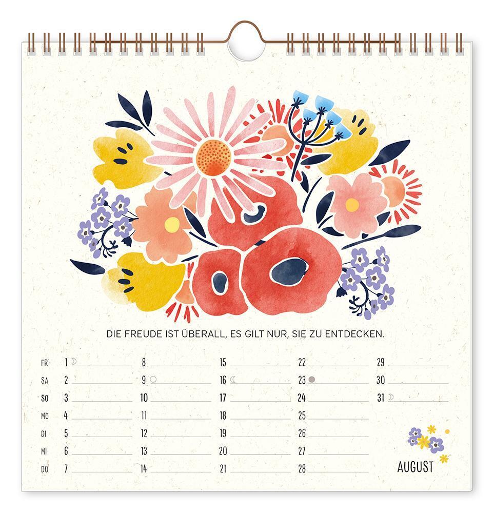 Bild: 9783986361242 | Wandkalender quadratisch 2025 Bee happy | Wandkalender | Original