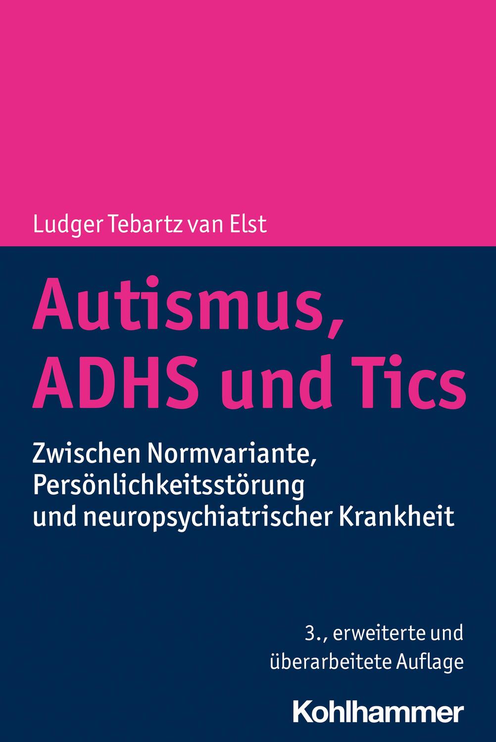 Cover: 9783170411586 | Autismus, ADHS und Tics | Ludger Tebartz Van Elst | Taschenbuch | 2022