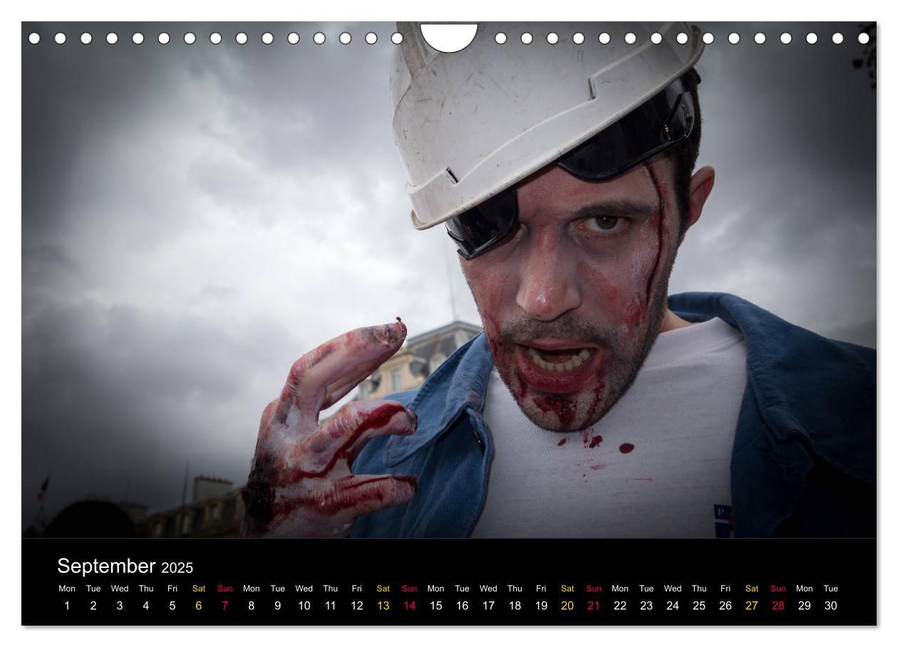 Bild: 9781325945467 | The walking dead (Wall Calendar 2025 DIN A4 landscape), CALVENDO 12...