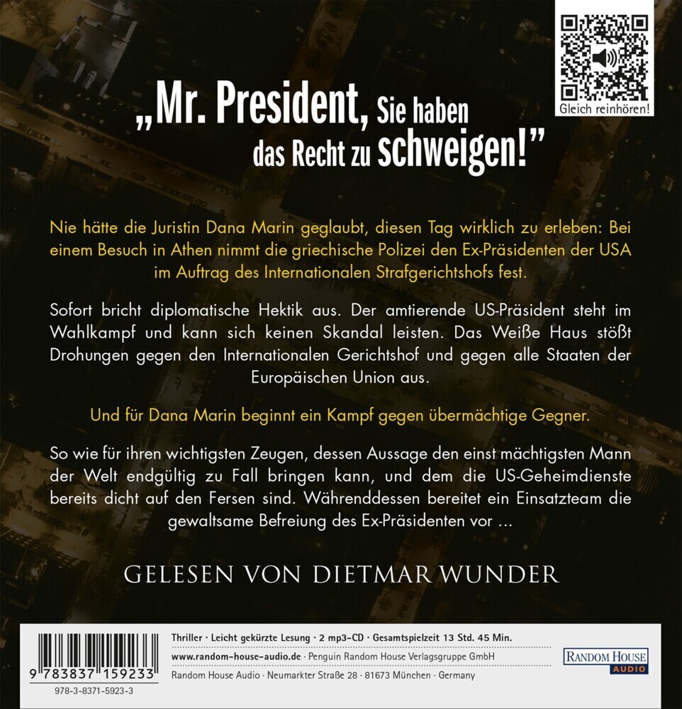 Bild: 9783837159233 | Der Fall des Präsidenten, 2 Audio-CD, 2 MP3 | Sonderausgabe | Elsberg