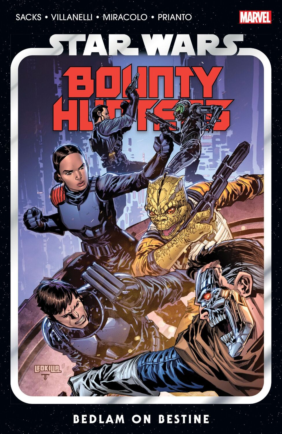 Cover: 9781302948016 | Star Wars: Bounty Hunters Vol. 6 - Bedlam on Bestine | Ethan Sacks