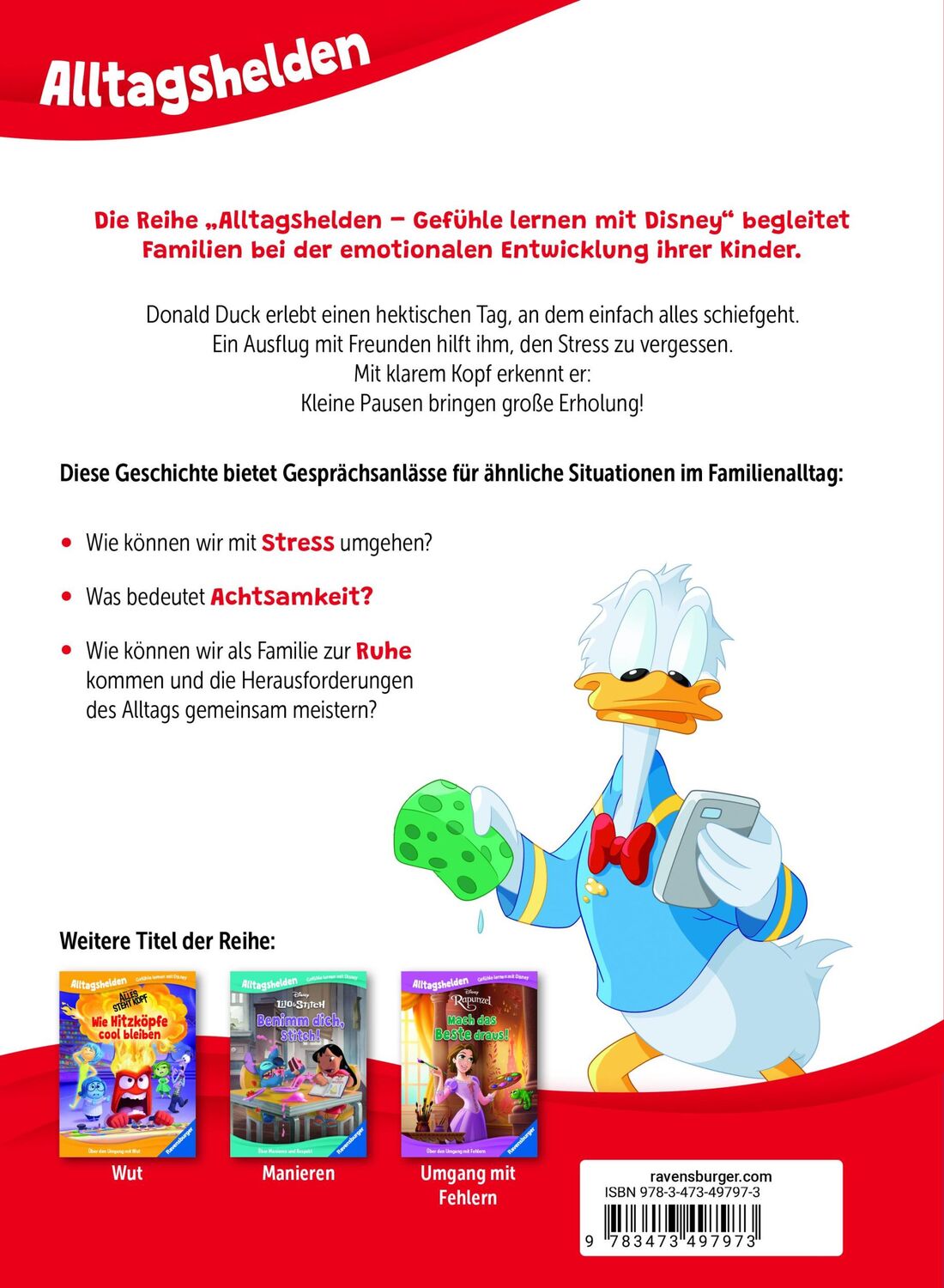 Rückseite: 9783473497973 | Alltagshelden - Gefühle lernen mit Disney: Micky Maus &amp; Freunde -...