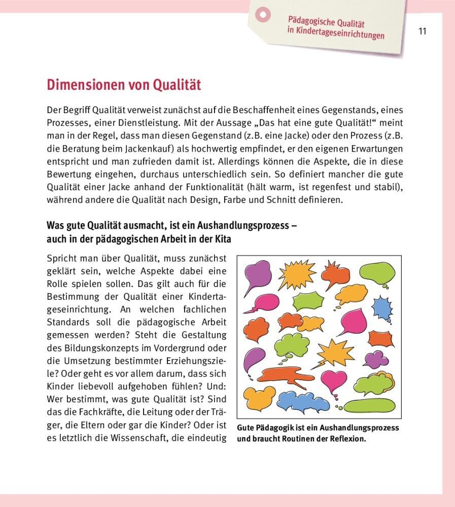Bild: 9783769824148 | Pädagogische Qualität in der Kita | Nadine Backer (u. a.) | Buch