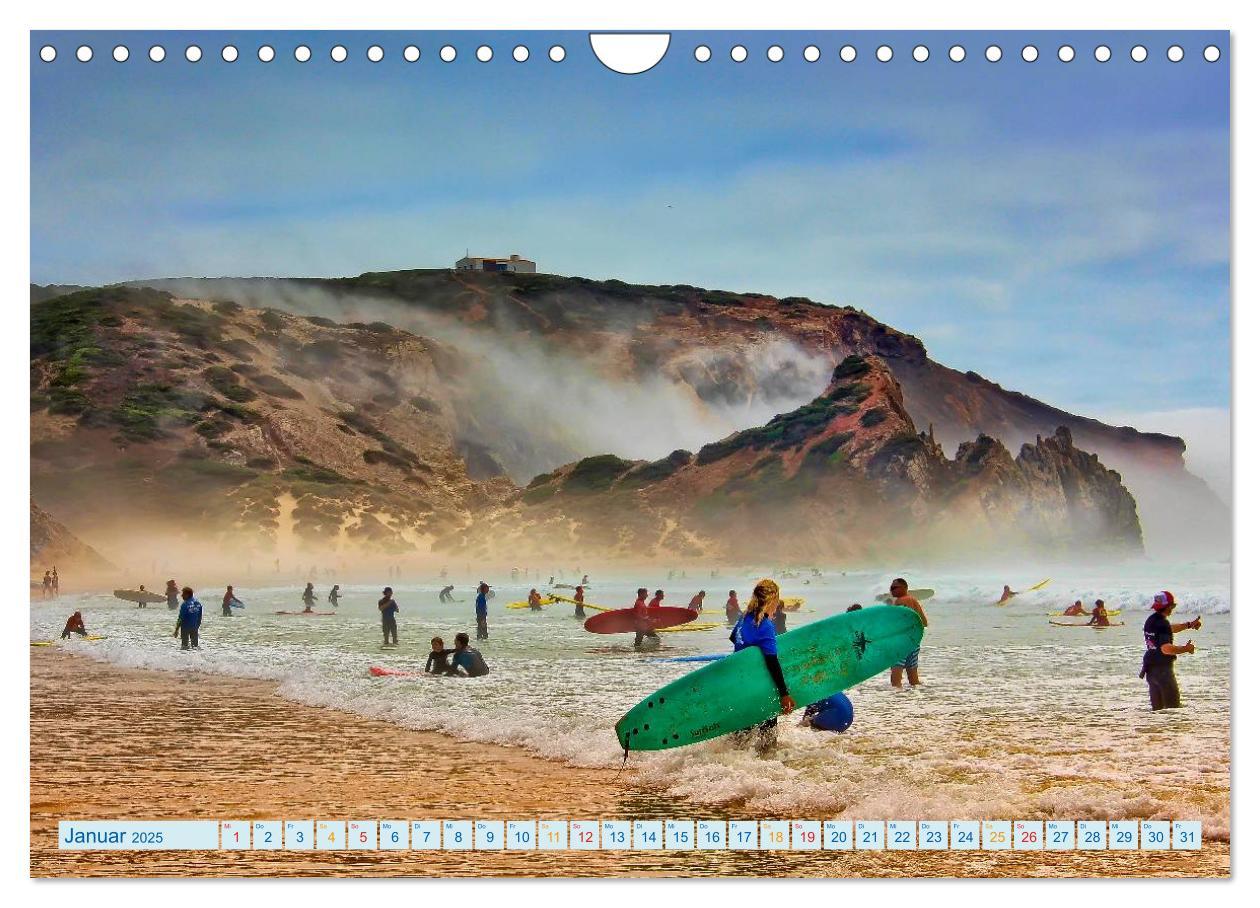 Bild: 9783435470907 | Surfen - Wasser, Wind und coole Typen (Wandkalender 2025 DIN A4...