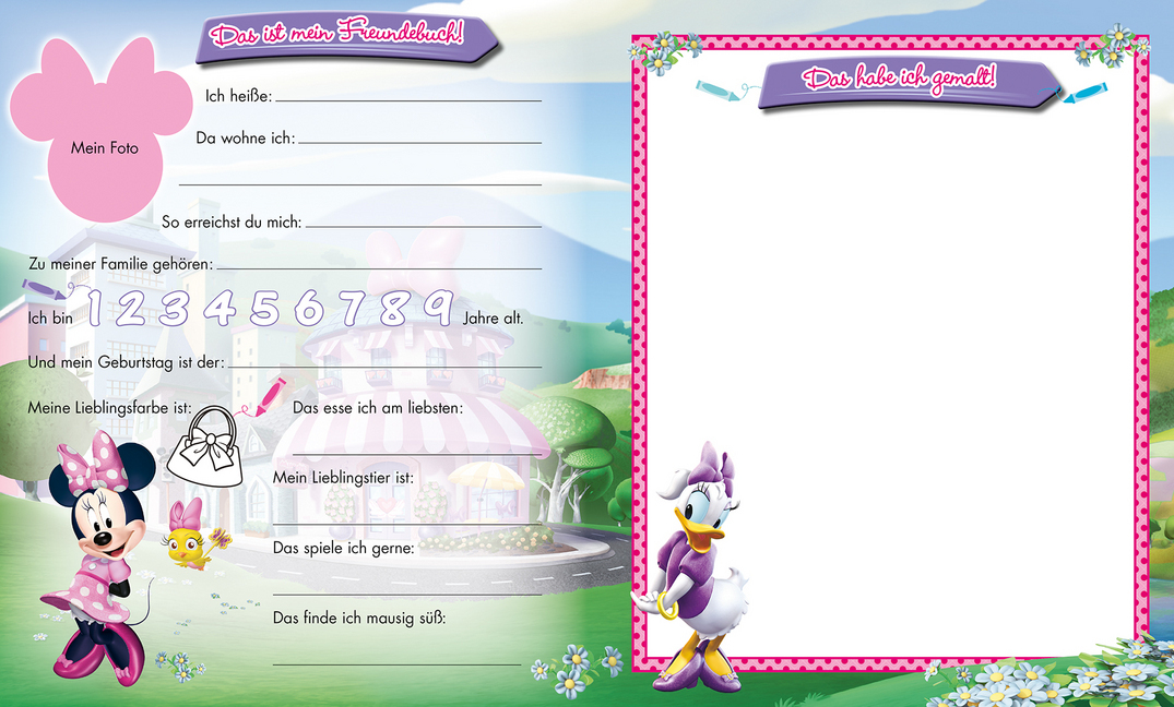 Bild: 9783833237546 | Disney Junior Minnie: Meine ersten Freunde | Kindergartenfreundebuch