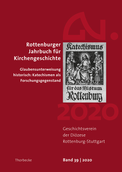 Cover: 9783799563895 | Rottenburger Jahrbuch für Kirchengeschichte 39/2020 | Taschenbuch
