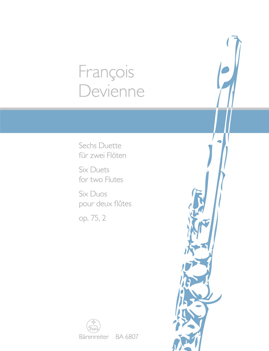 Cover: 9790006482788 | 6 Duette op.75,2 für 2 Flöten Stimmen | Francois Devienne