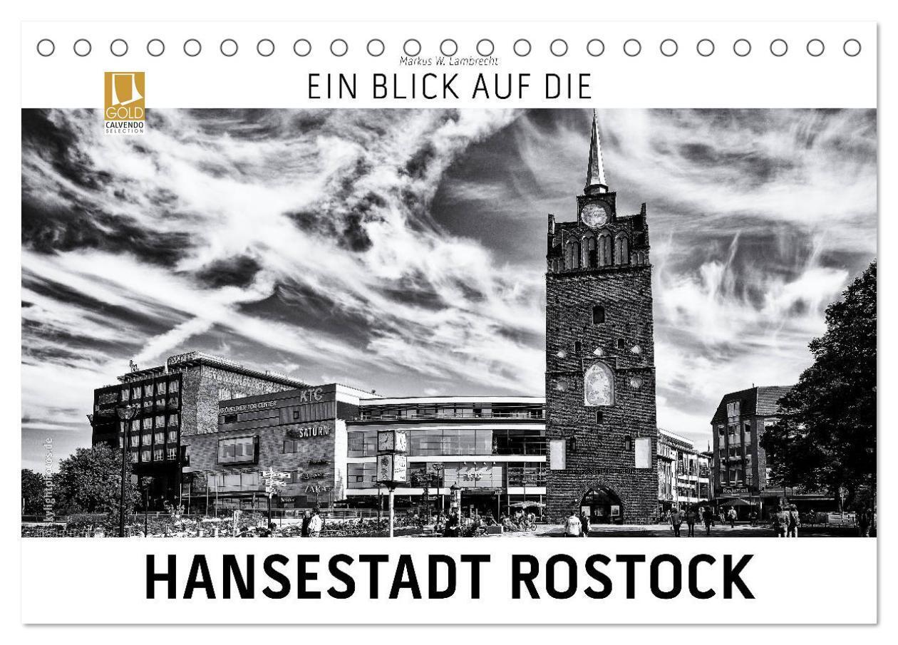 Cover: 9783675459762 | Ein Blick auf die Hansestadt Rostock (Tischkalender 2024 DIN A5...