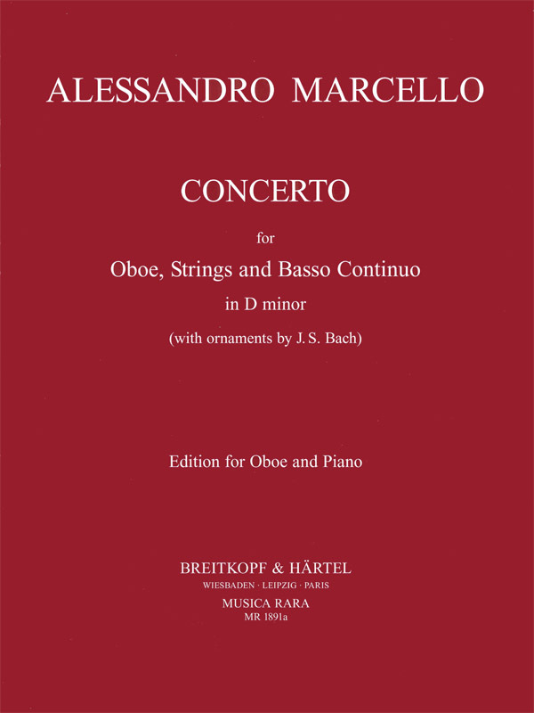 Cover: 9790004484852 | Concerto in D minor | for Oboe, Strings and Basso Continuo