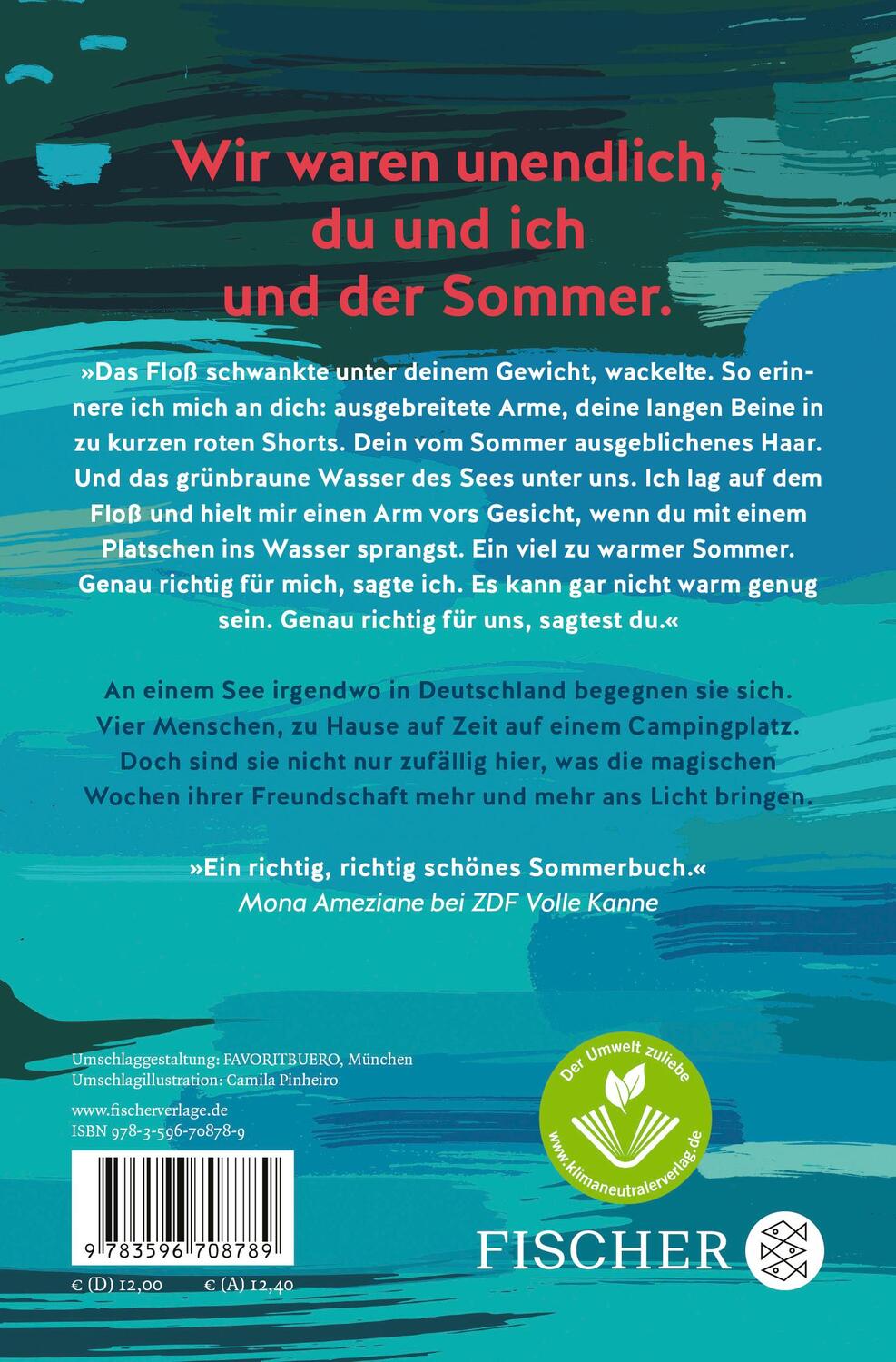 Rückseite: 9783596708789 | Ein unendlich kurzer Sommer | Kristina Pfister | Taschenbuch | Deutsch