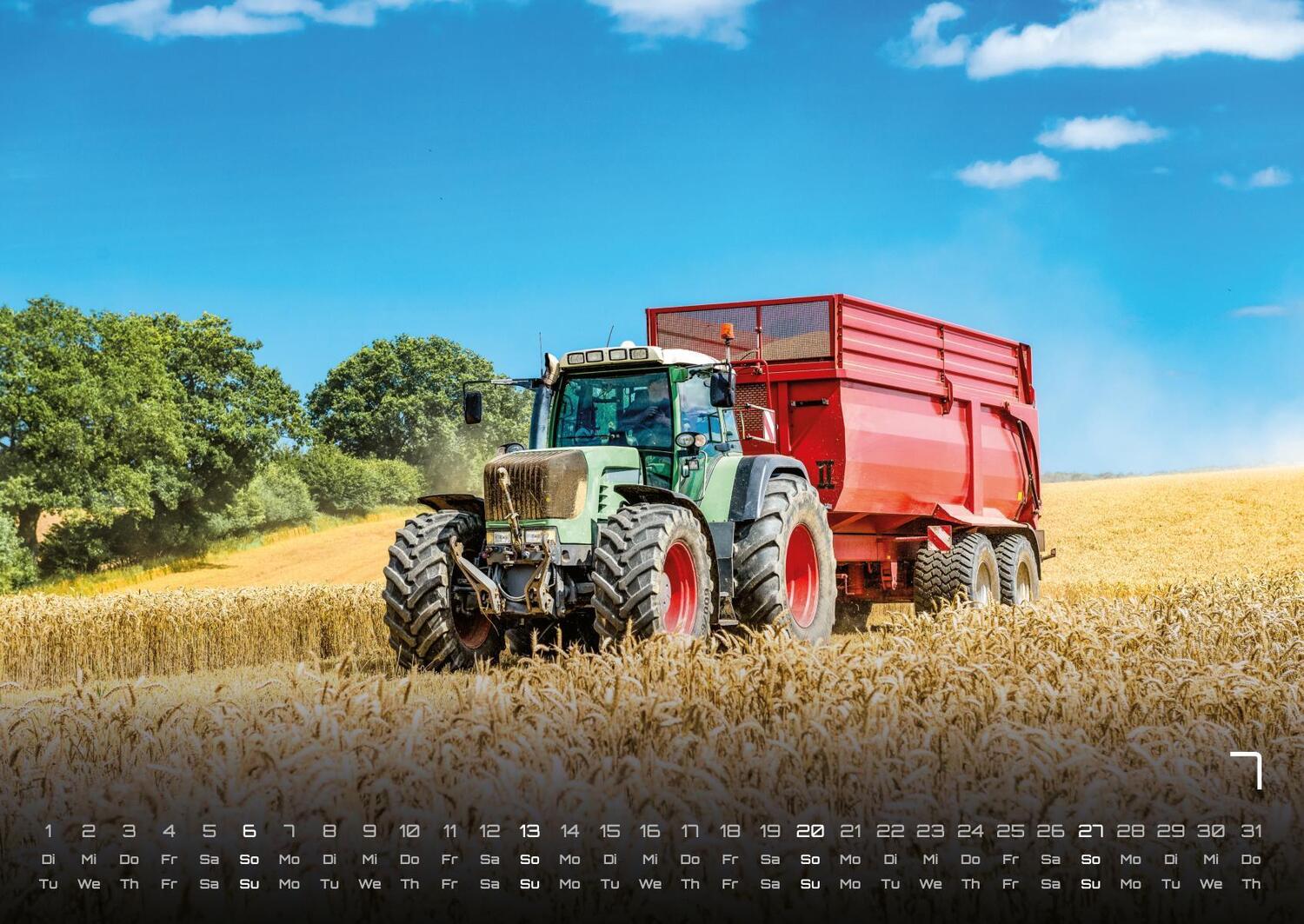 Bild: 9783986734411 | Landmaschinen - Traktor - 2025 - Kalender DIN A2 | GP-Fever. de | 2025