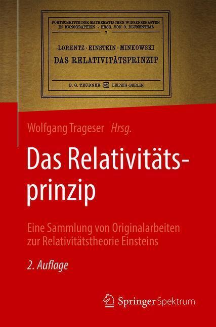 Cover: 9783662574102 | Das Relativitätsprinzip | Wolfgang Trageser | Buch | Deutsch | 2018