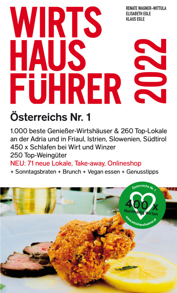 Cover: 9783950360691 | Wirtshausführer 2022 | Klaus Egle | Taschenbuch | Deutsch | 2021