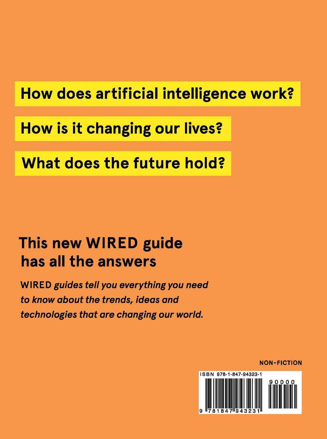 Rückseite: 9781847943231 | Artificial Intelligence (WIRED guides) | Matt Burgess | Taschenbuch