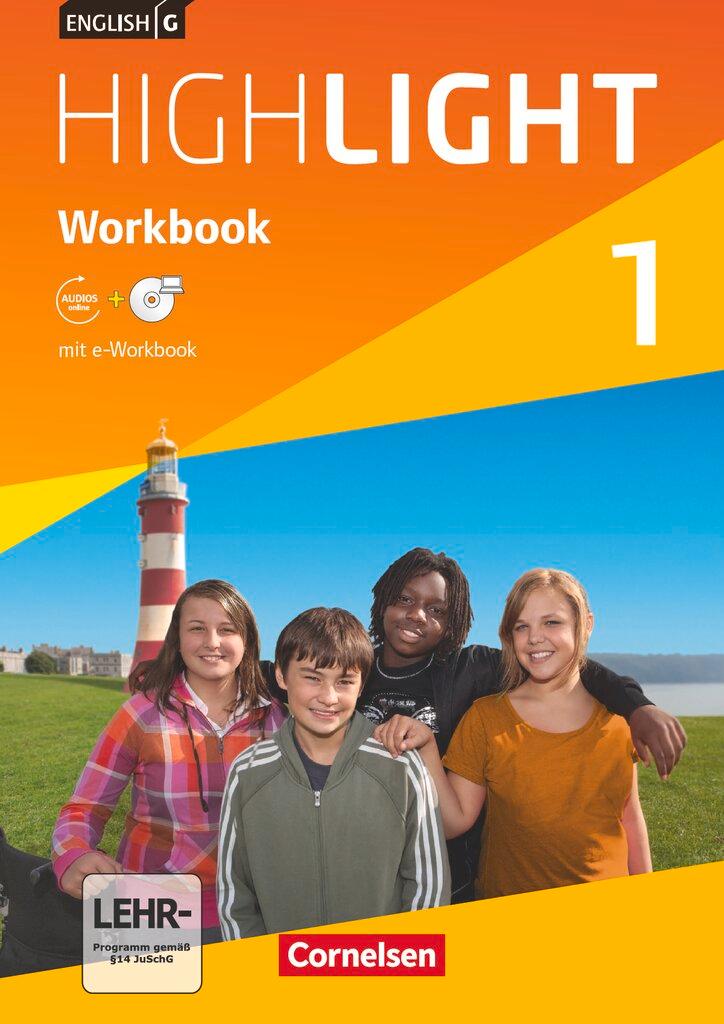 Cover: 9783060328581 | English G Highlight 01: 5. Schuljahr. Workbook mit CD-ROM...