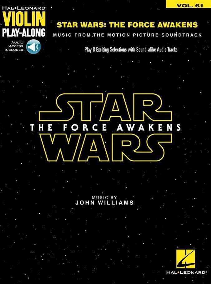 Cover: 9781495060021 | Star Wars: The Force Awakens: Violin Play-Along Volume 61 | Buch