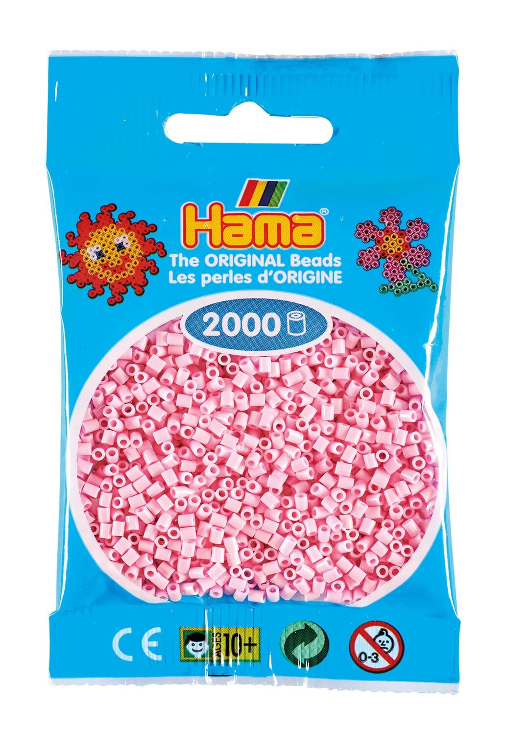 Cover: 28178501952 | Hama 501-95 - Beutel mit Mini Bügelperlen Rose, 2000 Stück | Deutsch