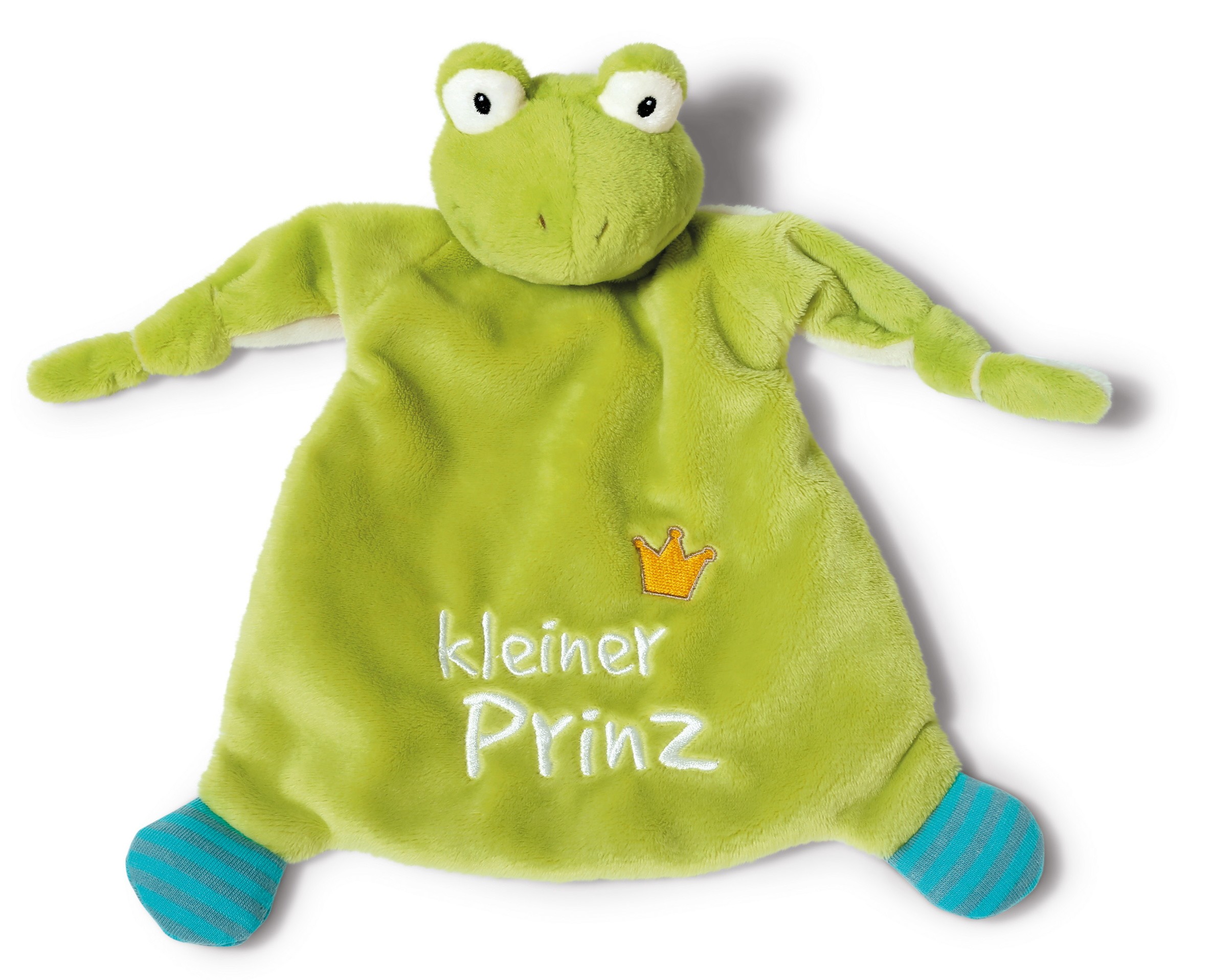 Cover: 4012390400458 | Nici 40045 Schmusetuch Frosch kleiner Prinz 25x25cm | My First NICI