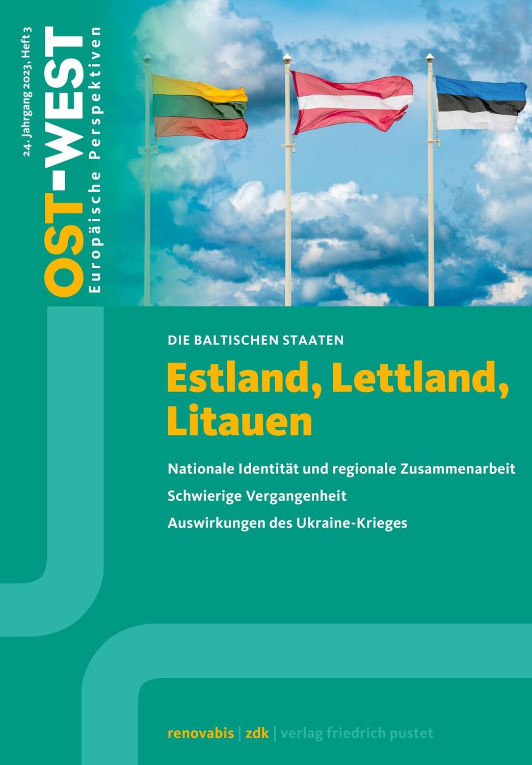 Cover: 9783791734132 | Estland, Lettland, Litauen | Ost-West. Europäische Perspektiven 3/2023
