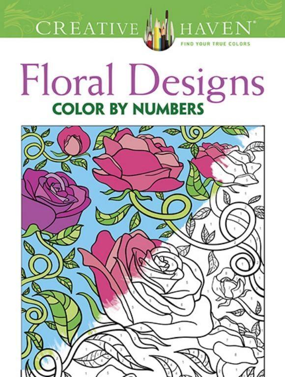 Cover: 9780486793856 | Creative Haven Floral Design Color by Number Coloring Book | Buch