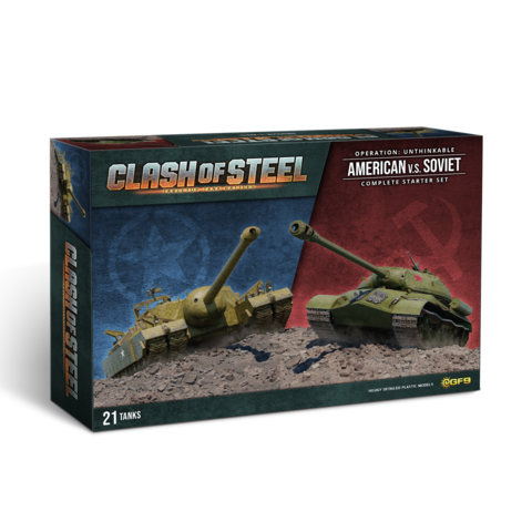 Cover: 9420020260146 | Clash of Steel Starter: USA vs Soviet | Gale Force Nine Modelling