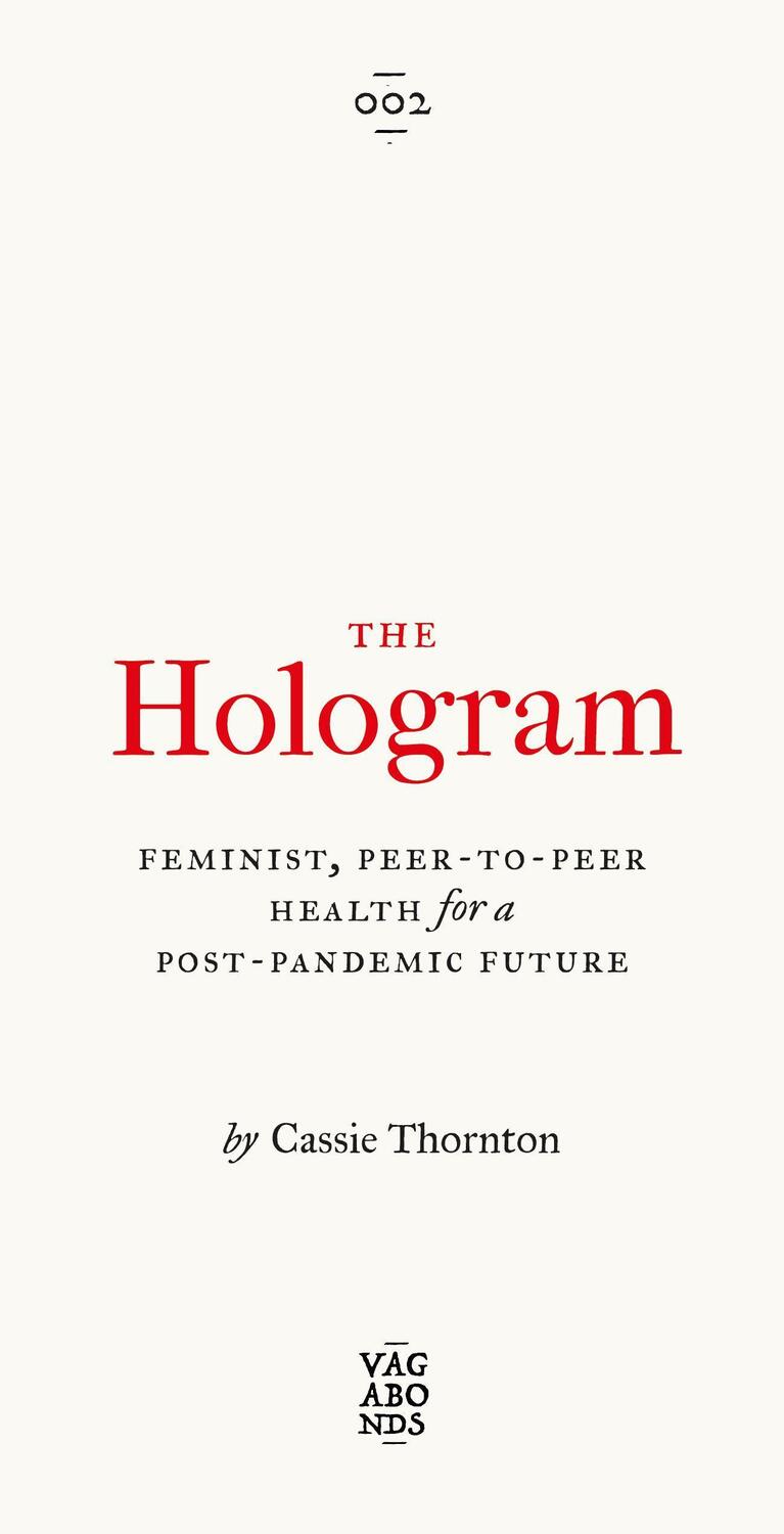Cover: 9780745343327 | The Hologram: Feminist, Peer-To-Peer Health for a Post-Pandemic Future