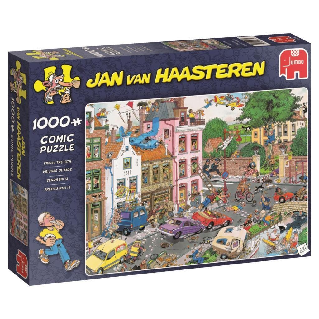 Cover: 8710126190692 | Jan van Haasteren - Freitag der 13. - 1000 Teile Puzzle | Spiel