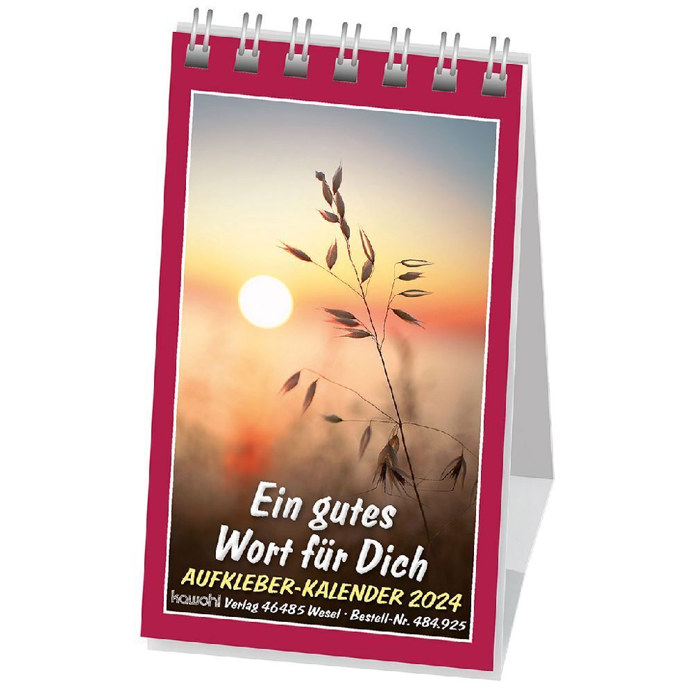 Cover: 9783754892541 | Ein gutes Wort für Dich 2024 | Aufkleber-Kalender | Kalender | 14 S.