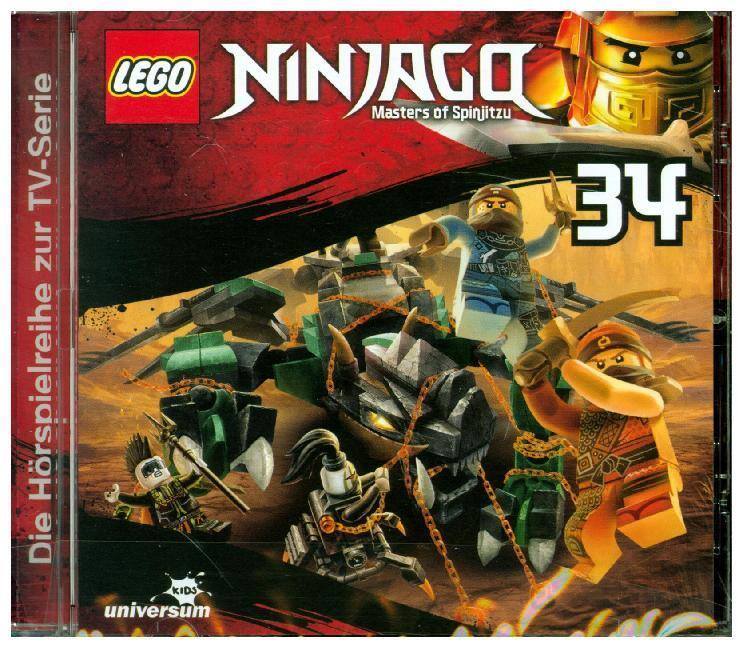 Cover: 4061229086820 | LEGO Ninjago, Masters of Spinjitzu. Tl.34, 1 Audio-CD | Audio-CD