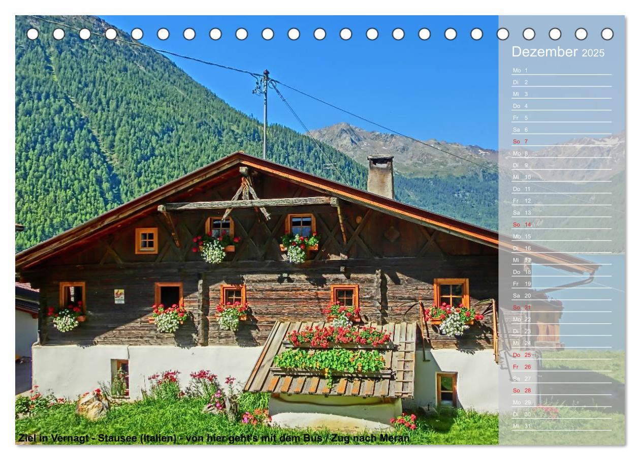 Bild: 9783435793532 | Alpenüberquerung (Tischkalender 2025 DIN A5 quer), CALVENDO...