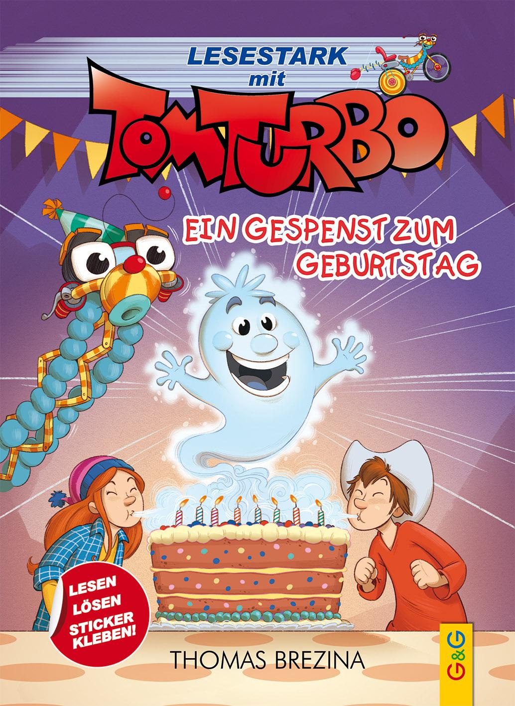 Cover: 9783707425239 | Tom Turbo - Lesestark - Ein Gespenst zum Geburtstag | Thomas Brezina