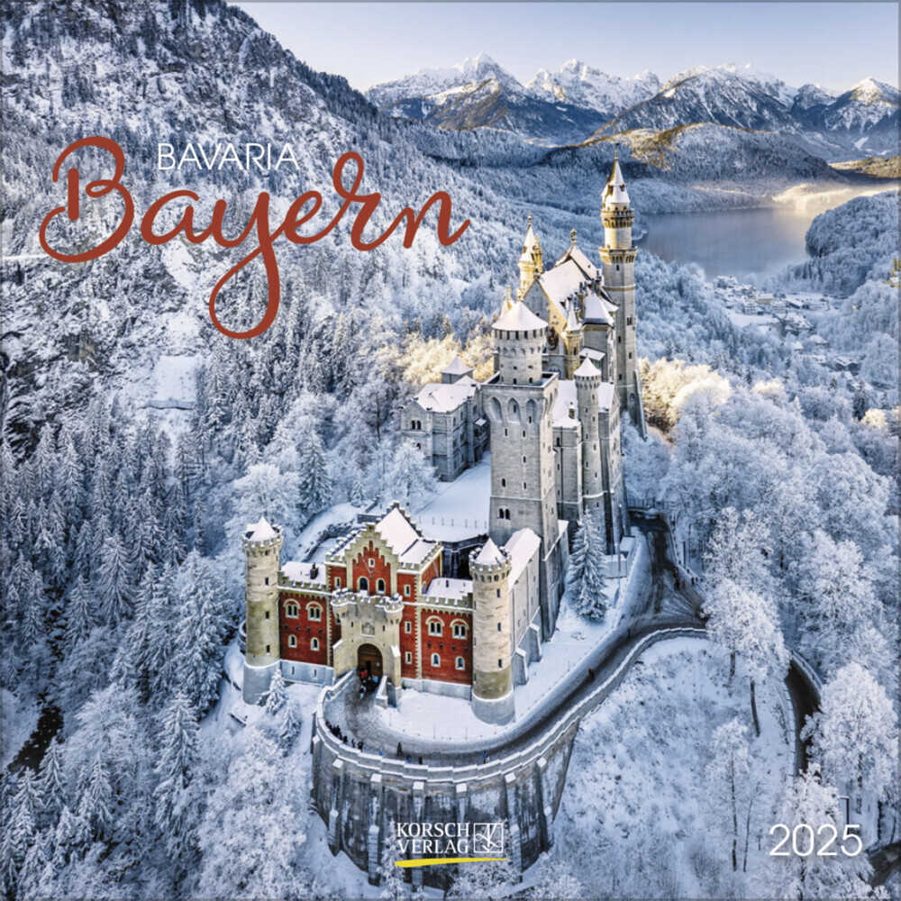 Cover: 9783731880165 | Bayern 2025 | Korsch Verlag | Kalender | Englisch Broschur | 13 S.