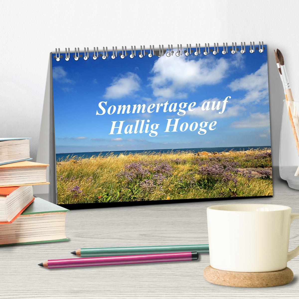 Bild: 9783435255801 | Sommertage auf Hallig Hooge (Tischkalender 2025 DIN A5 quer),...