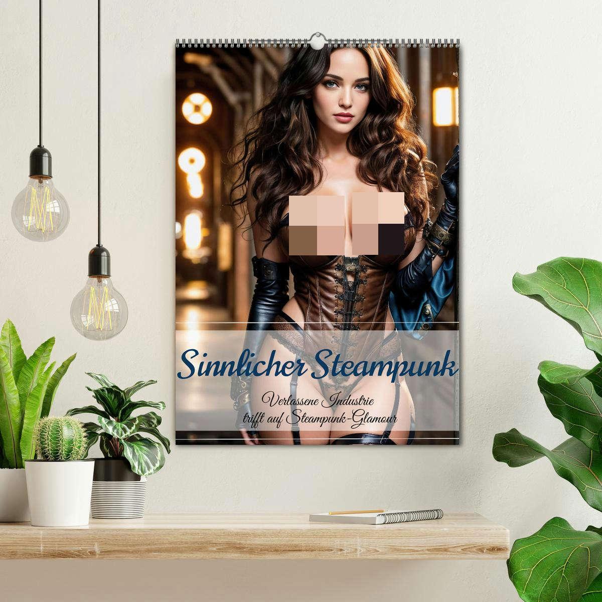 Bild: 9783383771125 | Sinnlicher Steampunk (Wandkalender 2025 DIN A2 hoch), CALVENDO...