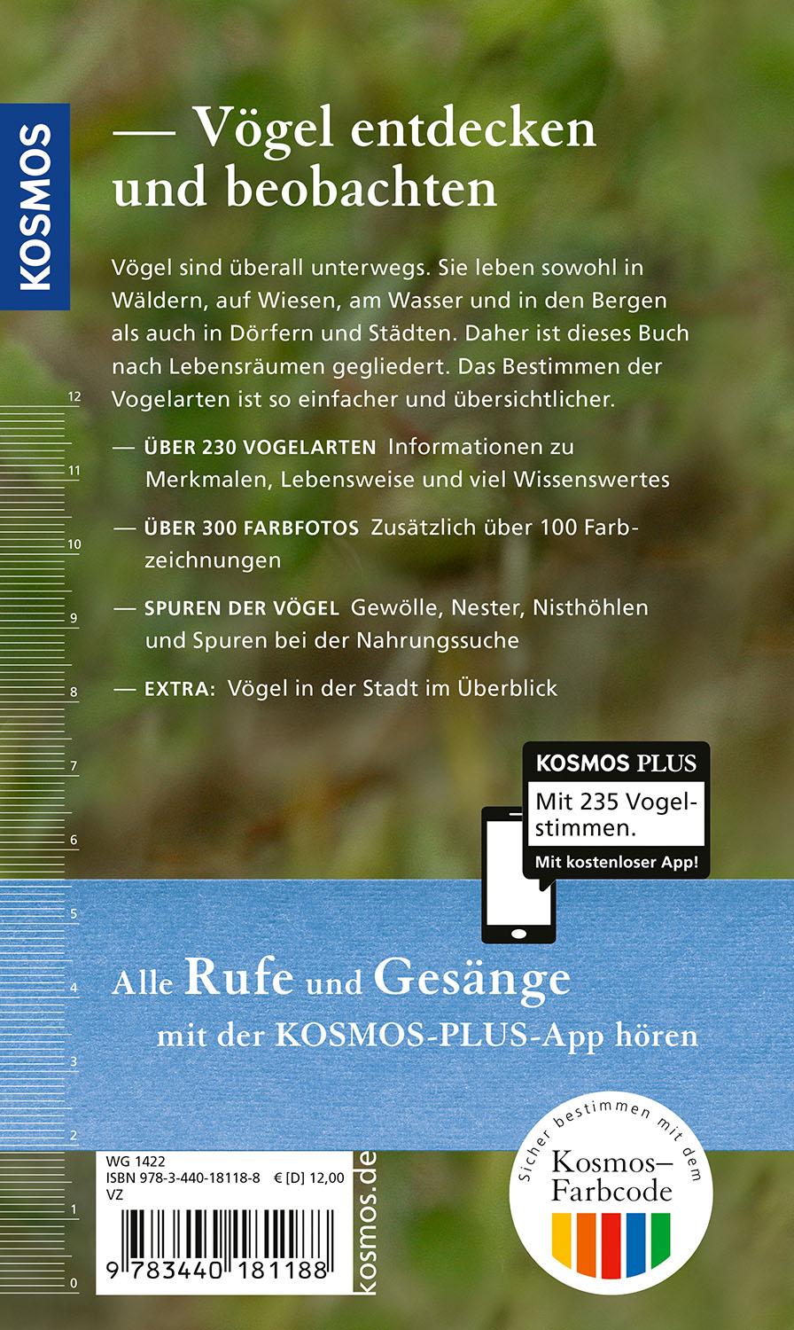 Rückseite: 9783440181188 | Kosmos Vogelführer für unterwegs | Katrin Hecker (u. a.) | Taschenbuch