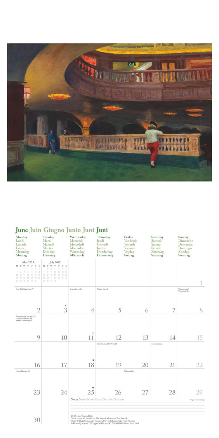 Bild: 4002725987990 | Edward Hopper 2025 - Wand-Kalender - Broschüren-Kalender - 30x30 -...