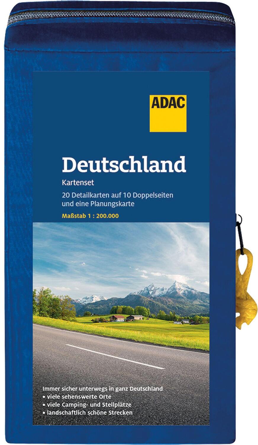 Cover: 9783826423390 | ADAC Kartenset Deutschland | (Land-)Karte | SET | Deutsch | 2024