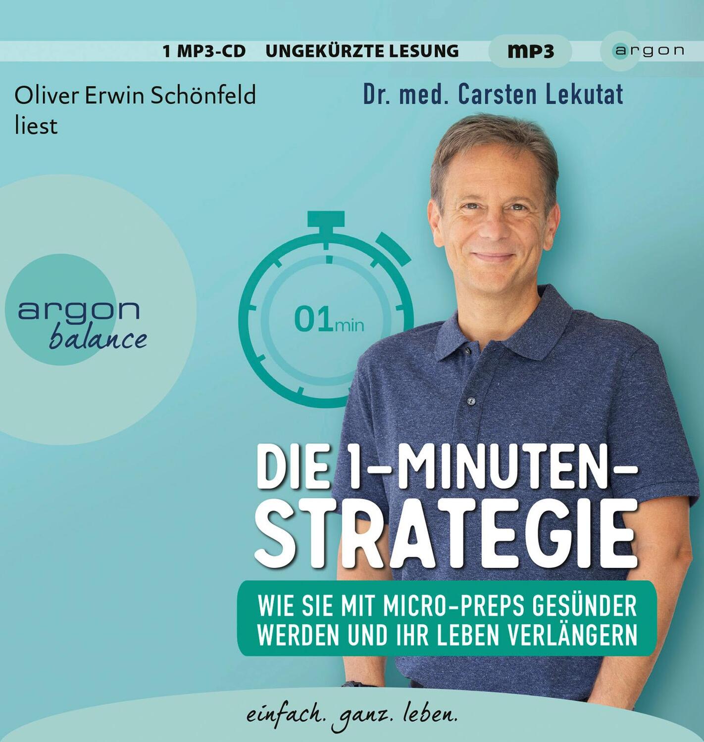 Cover: 9783839882535 | Die 1-Minuten-Strategie | Carsten Lekutat | MP3 | 1 Audio-CD | Deutsch