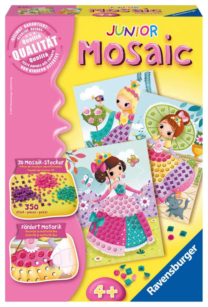 Cover: 4005556183425 | Ravensburger 18342 Mosaic Junior Prinzessinnen, DIY für Kinder ab 4...