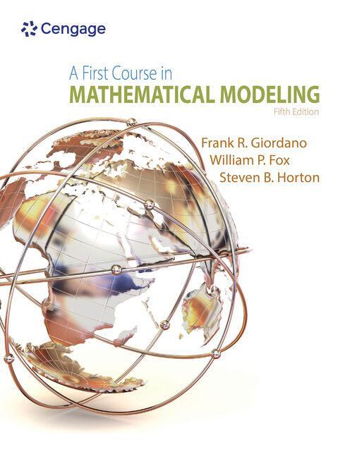 Cover: 9781285050904 | A First Course in Mathematical Modeling | Frank Giordano (u. a.)