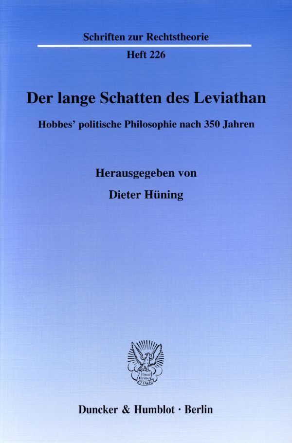 Cover: 9783428118205 | Der lange Schatten des Leviathan. | Dieter Hüning | Taschenbuch | 2005