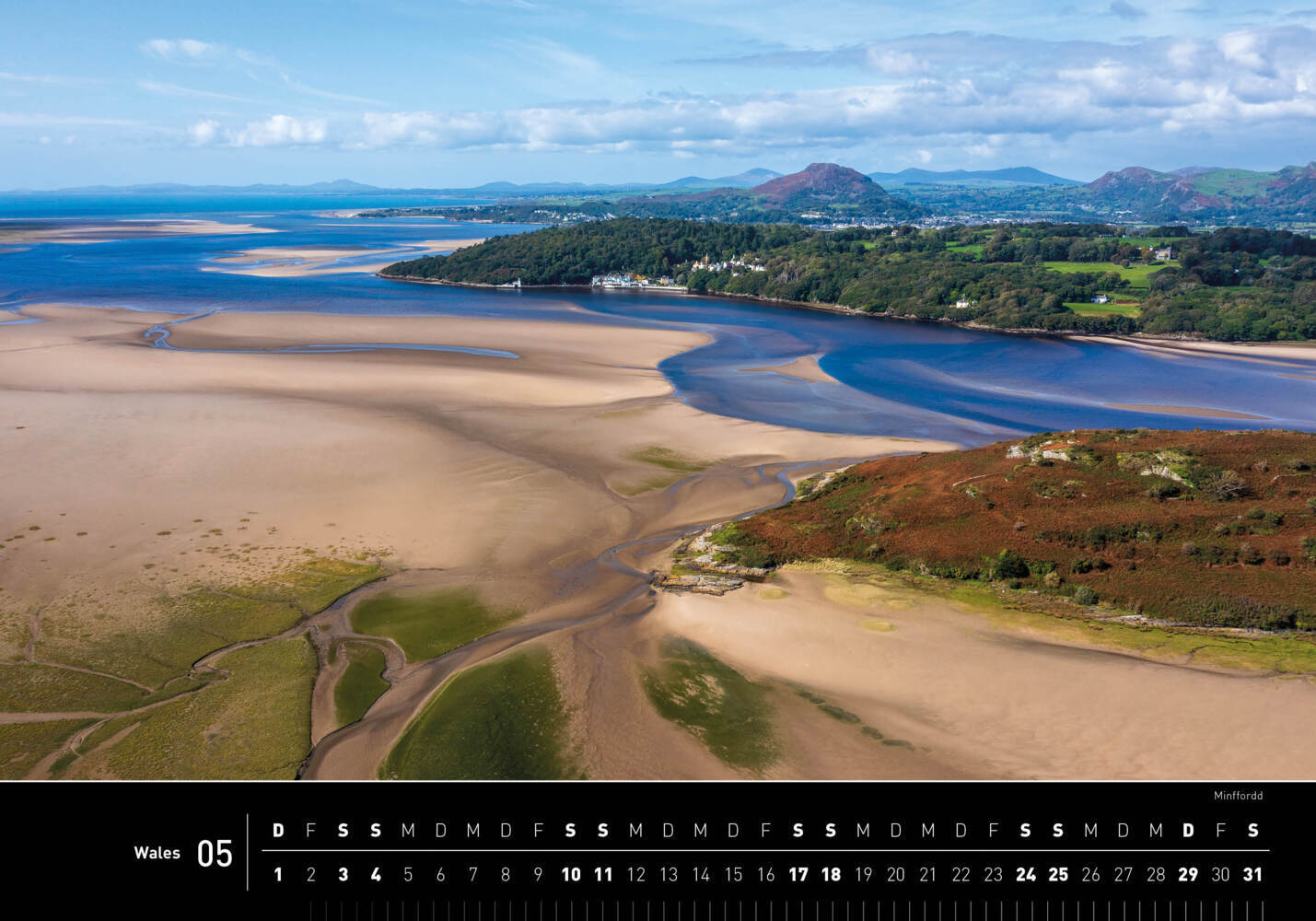 Bild: 9783968555416 | 360° Wales Premiumkalender 2025 | Sonja Jordan | Kalender | 13 S.